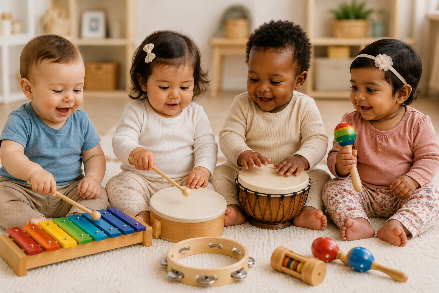 Musikunterricht mit Babys